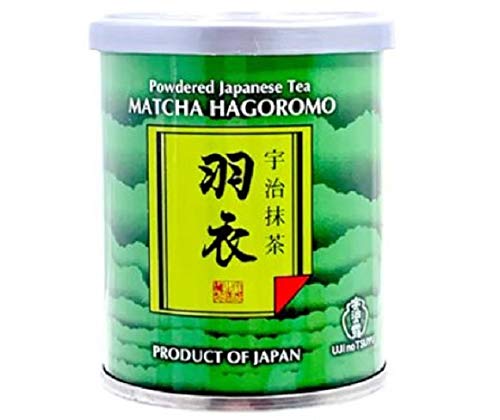 Ujinotsuyu Maccha Hagoromo Green Tea Powder 40g - Canned matcha powder. Very good ingredient for beverage, confectionary and cooking.