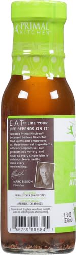 Primal Kitchen Italian Vinaigrette & Marinade Salad Dressing made with Avocado Oil, Whole30 Approved, Certified Paleo, and Keto Certified, 8 Fluid