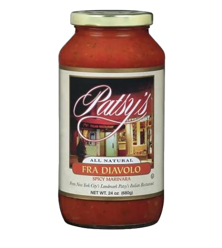 Patsy's Italian Restaurant Sauce, 24 ouce jars, made with all-natural ingredients, Gluten Free, Family Recipe Served in New York City's landmark