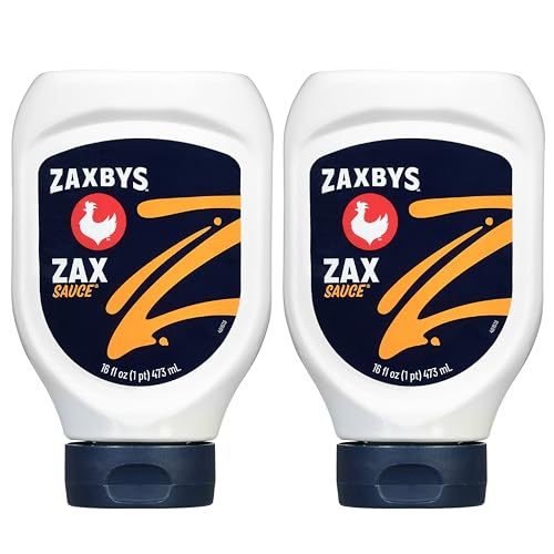 Zaxbys Zax Sauce, Burger Sauce, Barbecue Sauce, Special Sauce, BBQ Sauce, Secret Recipe for Chicken Dipping, Steak, Burgers, Fry Sauce - 16 fl oz