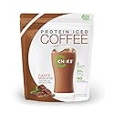 CHIKE Natural Caffe Mocha High Protein Iced Coffee, 20 G Protein, 2 Shots Espresso, Non-GMO, Keto Friendly and Gluten Free, 14 Servings (16.3 Ounce)