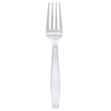Karat U2020C 7" PS Extra-Heavy Weight Disposable Fork, Clear (Pack of 1000)
