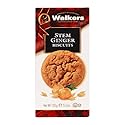 Walker's Shortbread Stem Ginger Cookies, Scottish Style Cookies, 5.3 Oz Box