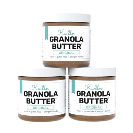 Kween Original Granola Butter (3 Pack) | Top 8 Allergen Free, Vegan, and School-safe Nut Butter Alternative