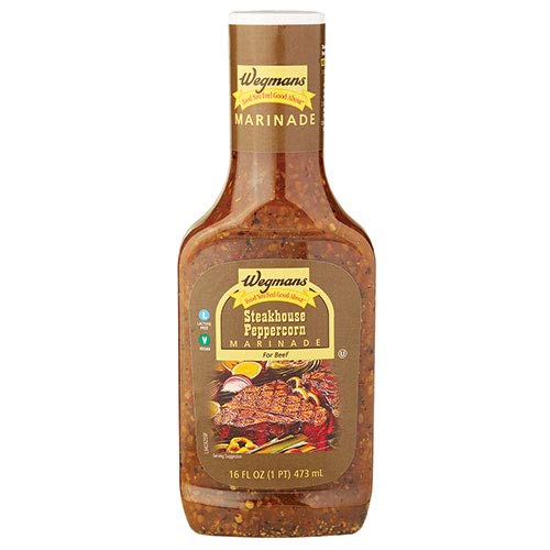 Wegmans Steakhouse Peppercorn Marinade for Beef - 16 Oz (473 ml)