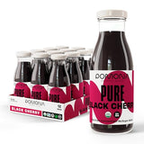 Pomona Organic Pure Black Cherry Juice, Cold Pressed Organic Juice, Non-GMO, No Sugar Added, Not from Concentrate, Gluten Free, Kosher Certified