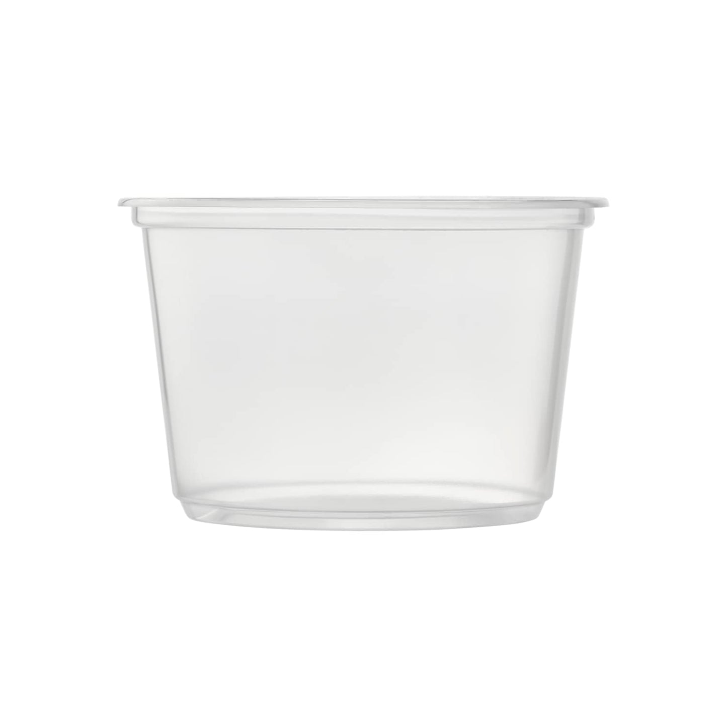 Karat [16oz - 500 ct] Clear PP Plastic Round Deli Food Container for Hot and Cold Food, BPA-Free (FP-DC16-PP)