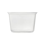 Karat [16oz - 500 ct] Clear PP Plastic Round Deli Food Container for Hot and Cold Food, BPA-Free (FP-DC16-PP)