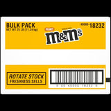 M&M's Peanut Milk Chocolate Candy Bulk Bag, 25 Pound, Resealable - Party Size Snack Mix & Baking Supply