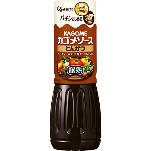 Kagome Tonkatsu Sauce 500ml (16.90fl.oz.) (Pack of 3) - Product of Japan