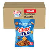 Chex Mix Snack Mix Single Serve Pouch Traditional, 1.75 Oz (Pack of 60)
