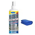Pishengfa Headstone Restoration and Cleaning Spray,Tombstone Monument Cleaner for Granite Marble Cemetery Memorials, Stone Cleaner Gravestone Cleaning