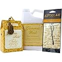 Elanze Designs Tyler Candle Glamorous Wash 32 Ounce, Scented Sachet, and Autoglam Air Freshener, 3 Piece Gift Bundle Set, High Maintenance Fragrance