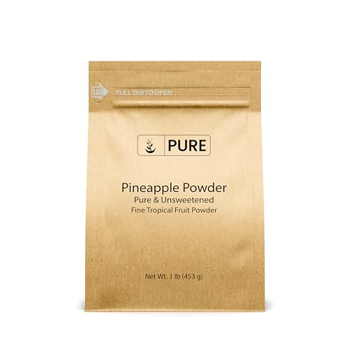 Pure Original Ingredients Pineapple Powder, Smoothies & Cocktails, Always Pure, Flavor Additive (16 Ounce)