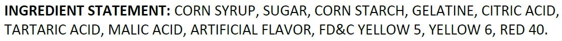 Snak Club Peach Rings Gummy Candy, 16 Ounce Bag (Pack of 6)