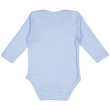 inktastic Grandpa's Little Jellybean Cute Easter Candy Long Sleeve Creeper 6 Months 0100 Light Blue 3a4ed