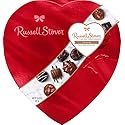Russell Stover Valentine's Assorted Milk & Dark Chocolate Red Foil Heart Gift Box, 15.05 oz. (26 pieces)