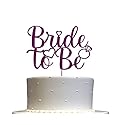 Bride To Be Cake Topper, Engagement Party Decorations Ideas, Bridal Shower, Bachelorette, Premium Quality Decoration, Sturdy Doubled Sided Glitter
