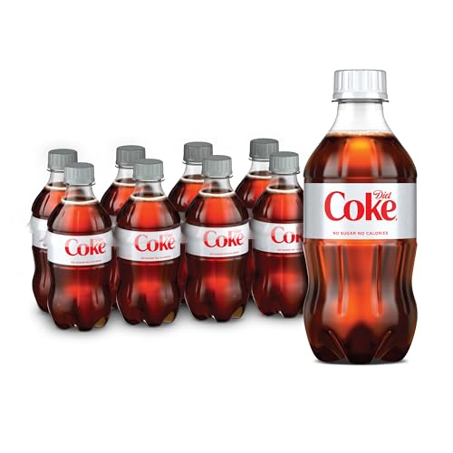 Diet Coke Diet Soda, 12 fl oz Bottles, 8 Pack - Cola Soft Drink