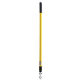 Rubbermaid Commercial Products HYGEN Quick-Connect Adjustable Extension Handle/Pole, Lightweight Cleaning Tool for Floors/Walls/Ceilings/Windows