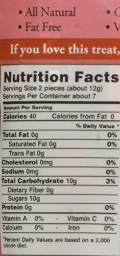 The Ginger People Spicy Apple Ginger Chews, 3-Ounce Bags (Pack of 24)