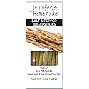 JENNIFERS HOMEMADE Salt & Pepper Breadsticks, VEGAN All Natural, Made with extra virgin olive oil, Crunchy and delicious snack, 5 OZ