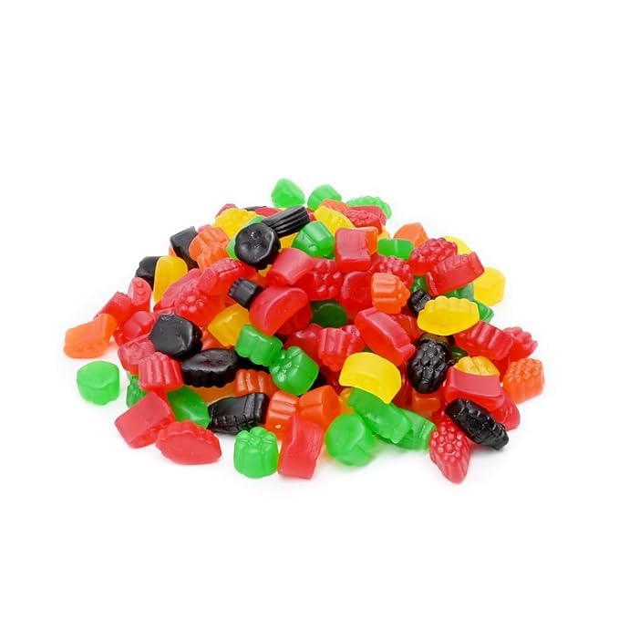 Mother Bears Candy Jujy Fruits, Assorted Fruit Flavored Gummy Candy, 1 Pound