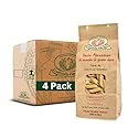 Rustichella d'Abruzzo Penne Rigate Pasta (Pack of 4), 500g Each - Classic Durum Wheat Short Pasta with Ridges - Ideal for Sauces - Cooks in 10-12