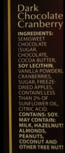 Moser Roth Privat German Chocolate Limit Edition Dark Cranberry 4.4oz 125g