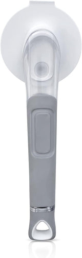 The Original Smiling Handle with Soap Dispensing for Scrub Daddy (Reg. TM) Sponge and Scrub Moji Sponge (White)