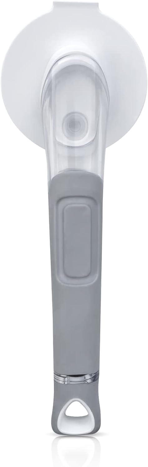 The Original Smiling Handle with Soap Dispensing for Scrub Daddy (Reg. TM) Sponge and Scrub Moji Sponge (White)