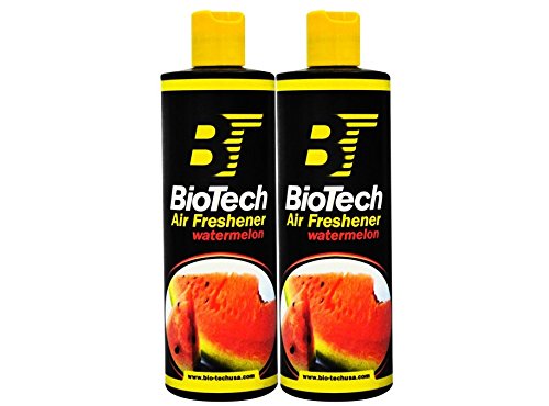BioTech Air Freshener Watermelon Scent, Contains no harmful solvents and safe for use on any environment, Controls smoke cigarette, mildew, pet