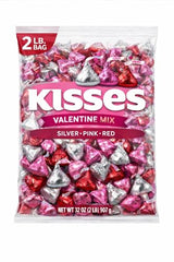 Kises 2lb Pack of Valentines Candy Individually Wrapped, Enjoy Valentines Chocolates for Sharing with Friends and Family, Ideal for Gifting, Candy