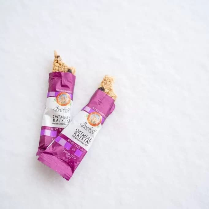 Oatmeal Raisin and Coconut Cream Pie Granola Bars - 16 Bars - Chewy Breakfast and Snack Cereal Bars Pantry Combo Pack - Zero Cholesterol