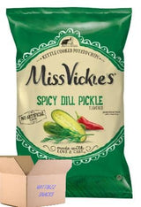 Ms Vickes Spicy Dill Pickle Kettle Cooked Chip 1.375oz (16 Pack) Bundled By Wittbizz Snacks