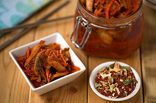 Kimchi Seasoning, 15 oz - Korean Kimchi Spice Mix with Gochugaru, Garlic & Rice Flour - Homemade Fermented Cabbage & Korean Chili Blend, by Woodland
