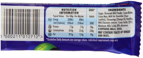 Kraft Terry's Milk Chocolate Orange Bar 40 G (Pack Of 36)