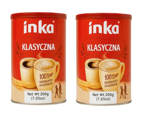 Inka 2 Cans of Instant Grain Coffee Drink 7oz Each - 2 PACK