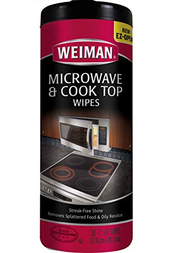 Weiman Microwave & Cook Top Wipes - 30 Count (Pack of 4)