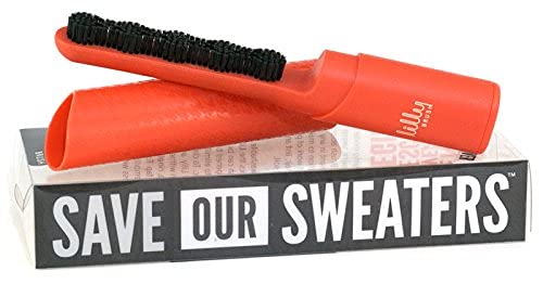 Lilly Brush Save Our Sweaters Fabric Pill Remover & Lint Brush. ONLY for 100% Cashmere, Cotton, Wool, & Silk! Do NOT use on Polyester, Nylon, or