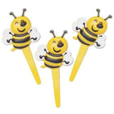 Bumble Bee Cupcake Picks, 12-Pack