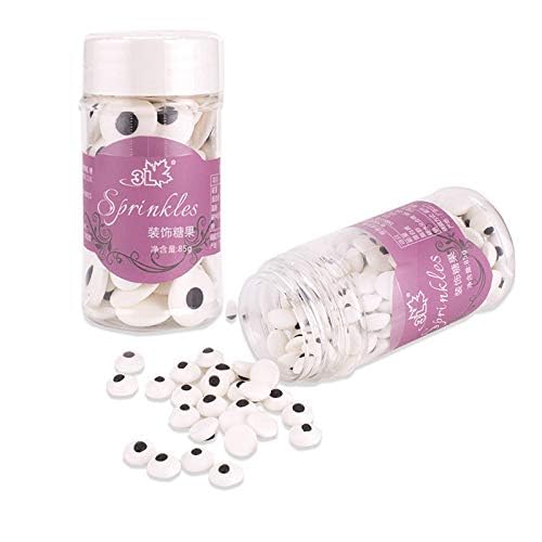 1 Bottle Candy Eyeballs Eyes Cake Cupcake Sprinkles Cookie Decorations Sweet Personalities Edible Candy Toppers For Christmas Cake Cupcakes