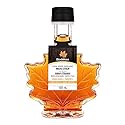 100% Pure Organic Maple Syrup - Premium Grade A - Quebec's Finest in Elegant Maple Leaf Bottle from Biodélices (3.38 Fl Oz (Pack of 1), Maple (CA