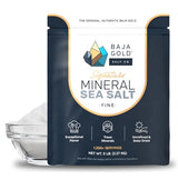 Baja Gold Signature Mineral Sea Salt - Recommended by Gary Brecka - Authentic Fine Grind Salt for Cooking & Baking | Natural Baja Salt for Culinary