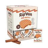 Rip Van Wafels Snickerdoodle Mini Stroopwafels - Low Carb, Low Sugar, Keto Friendly Snacks - Non-GMO, Healthy Office Snack & Breakfast Treat - 32 Pack