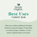 Simply Organic Turkey Rub, Certified Organic | 2.43 oz