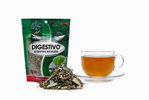 Hanan Peruvian Secrets Digestivo Herbal Tea | 100% Natural Digestive Aid Blend | 1.76oz / 50g | Naturally Cleanse the Digestive Tract, Relieve