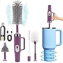 5 in 1 Electric Bottle Brush Cleaner Compatible Stanley Bottle Brush Straw Cleaner Multifunction Rechargeable IPX6 Waterproof Extra Long Design