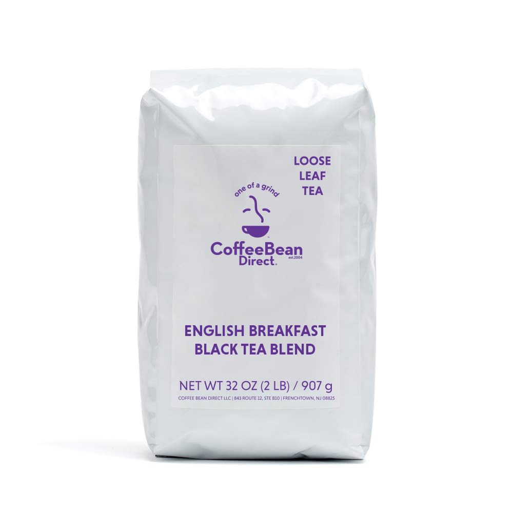 Coffee Bean Direct English Breakfast Loose Leaf Tea, Perfect Hot or Iced, 2 Pound Bag (Pack of 1)