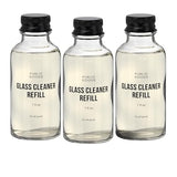 Public Goods Glass Cleaner Refill | Refill Concentrate for Windows, Mirrors, Glass Surfaces | Cruelty Free, Paraben Free, Vegan Friendly | 3 Pack - 24